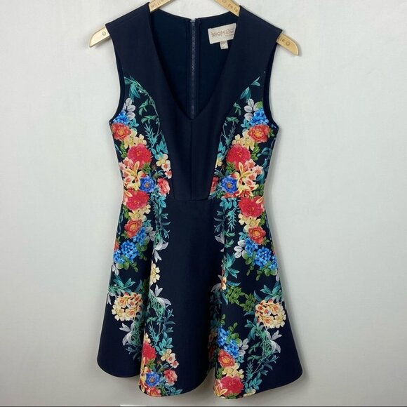 Revolve Keepsake The Label Navy Second Chance Dress Womens Size XS Scuba Floral - Picture 13 of 13